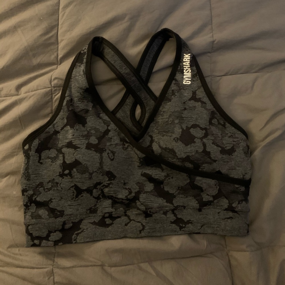 gymshark adapt camo seamless sports bra